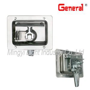 50311P dobrar T pega trava Multi ponto travas, Padlocking T Handle, dimensões 121x95mm